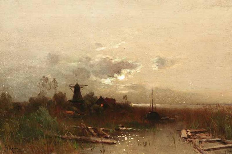 Walter Moras Abendfrieden oil painting image
